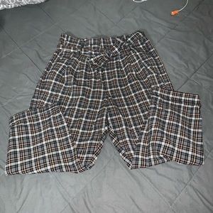 PLAID HIGHEST WAIST BOTTOM